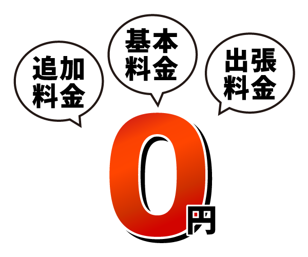 追加料金・基本料金・出張料金